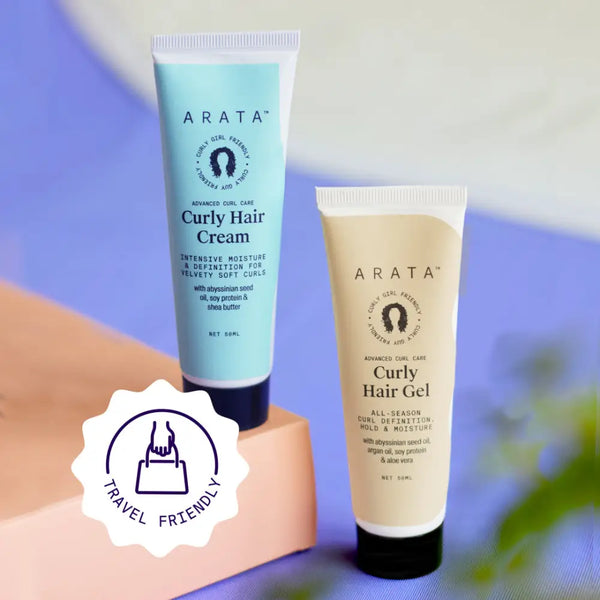 Curl Styling Combo (Mini) | Curly Hair Gel + Curly Hair Cream