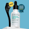Arata Hair Growth Serum for Men and Women | For Fuller, Denser, Thicker Hair Growth | Free Derma Roller