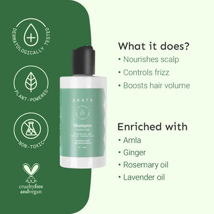 Hydrating Shampoo and Anti-Dandruff Conditioner Combo (300ml + 200ml)