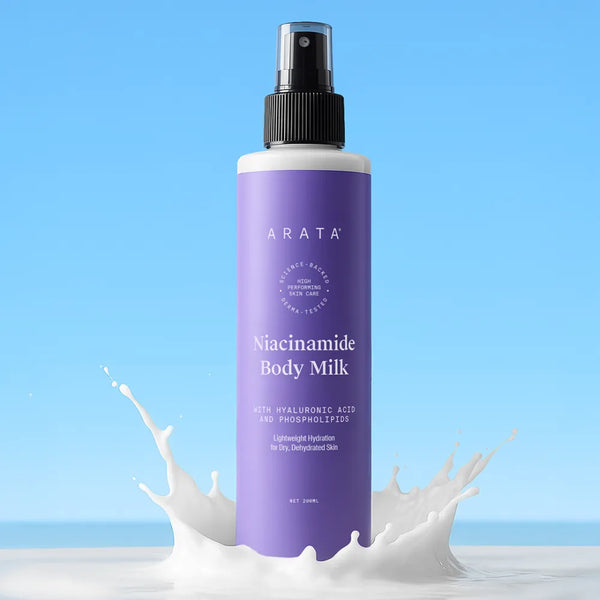 Niacinamide Body Milk for Dull and Dehydrated Skin | Lightweight and Fast-Absorbing | Provides Hydration | 200 ml
