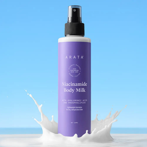 Niacinamide Body Milk for Dull and Dehydrated Skin | Lightweight and Fast-Absorbing | Provides Hydration | 200 ml (SSS)