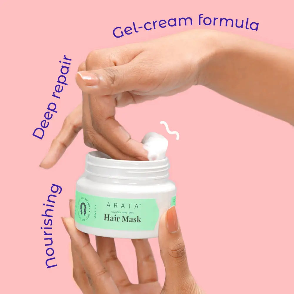 Protein Rich Curly Hair Mask with Light-weight Gel Formula - 100gm