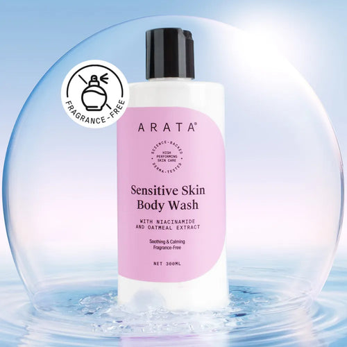 Sensitive Skin Body Wash with Niacinamide | Gently Cleanses | Reduces Irritation & Inflammation | Smooth & Hydrated Skin | Repairs Skin Barrier | 300 ML