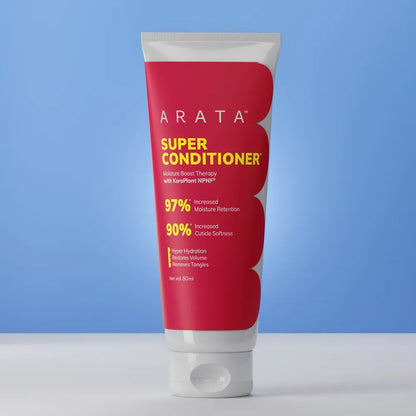 Vegan Keratin & Rice Water Super Conditioner for Dry, Frizzy & Damaged Hair - 50ml