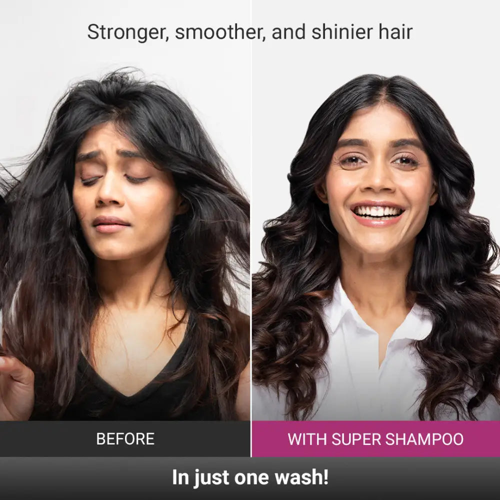 Wash Day Bundle | Super Shampoo (300ml) + Nourishing Conditioner (300ml)