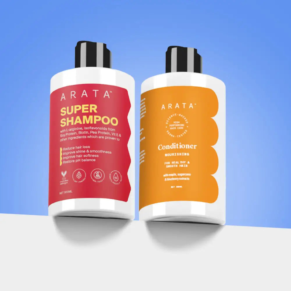 Wash Day Bundle | Super Shampoo (300ml) + Nourishing Conditioner (300ml)