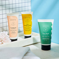 Arata Essential Morning Regime (Facewash, Face Cream & Toothpaste) - Arata