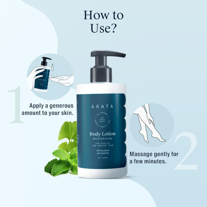 How to Use Arata Body Lotion