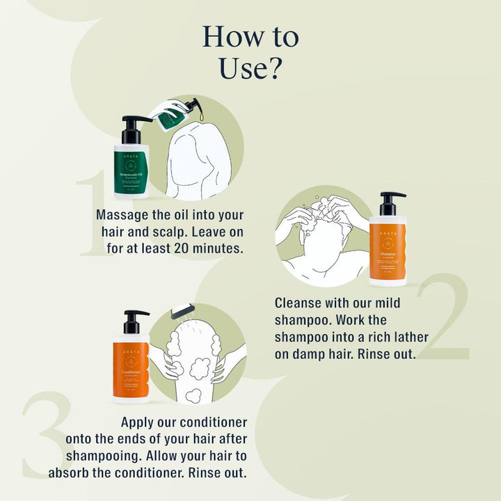 How to Use Arata Hair Care Set