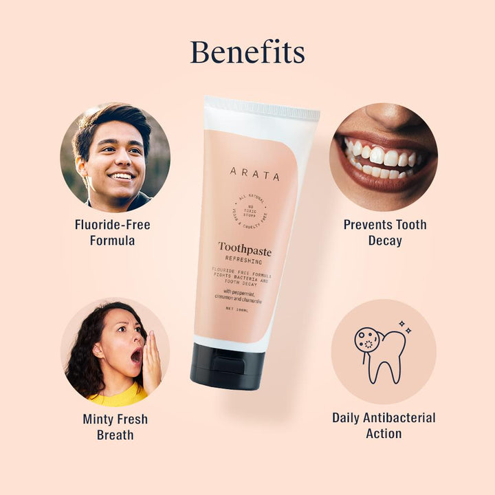 Benefits of Arata Natural Toothpaste