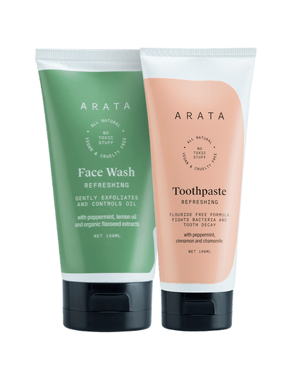 Arata Face-wash & Toothpaste combo
